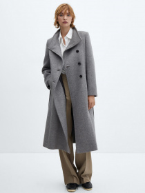 Пальто MANGO Sirenita модель 67060669_92 Фото