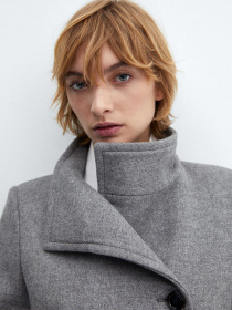 Пальто MANGO Sirenita модель 67060669_92 Фото