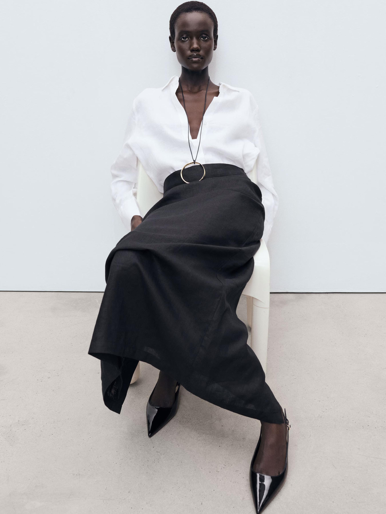 Туфли-лодочки MANGO модель 17054112_99 Фото