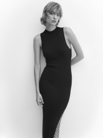 Платье миди MANGO Perez модель 67070466_99 Платье миди MANGO Perez модель 67070466_99 Фото