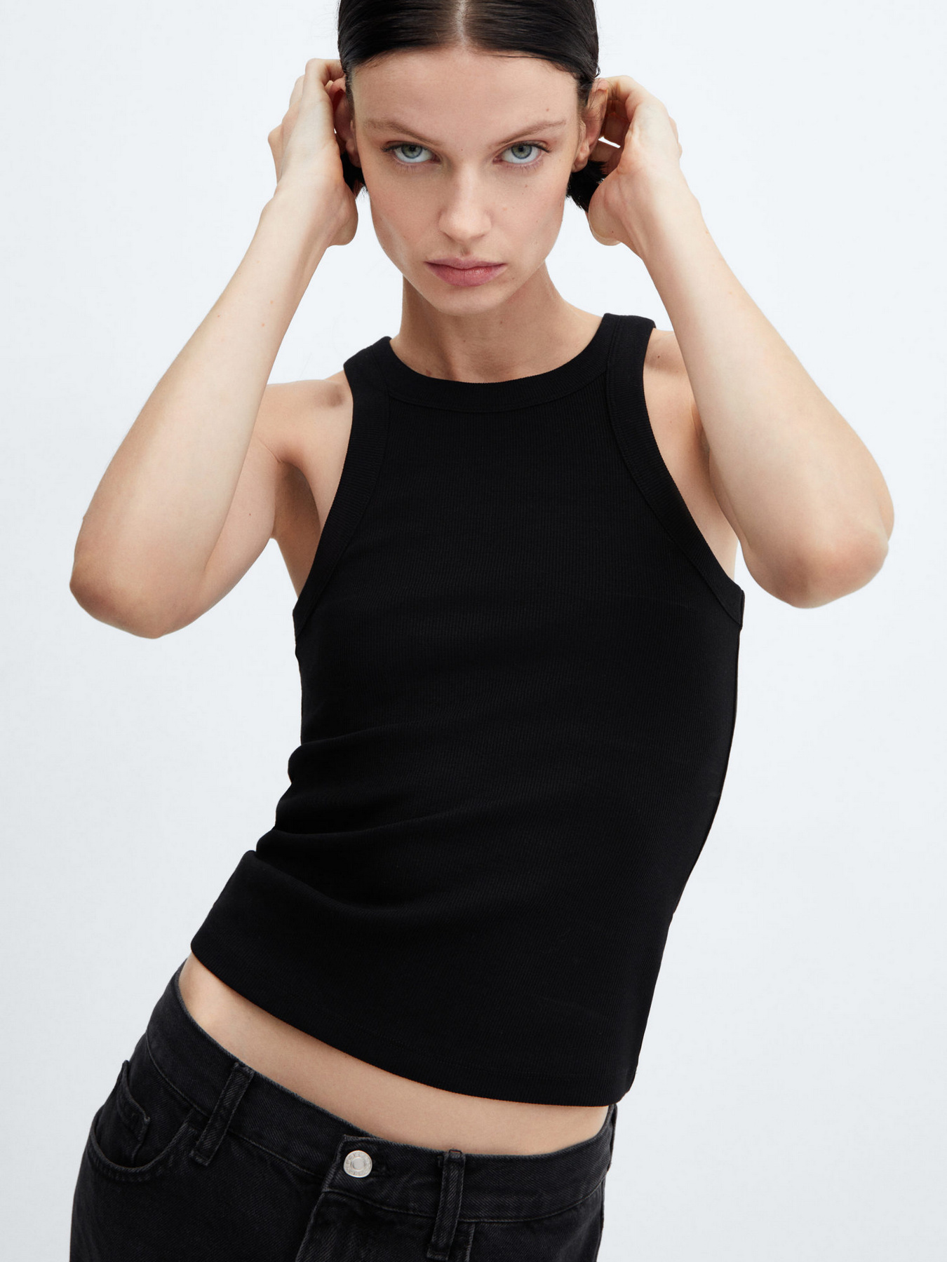 Майка MANGO Boni модель 67070469_99 Фото