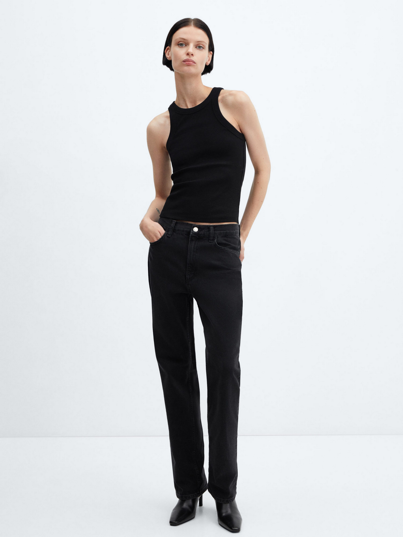 Майка MANGO Boni модель 67070469_99 Фото