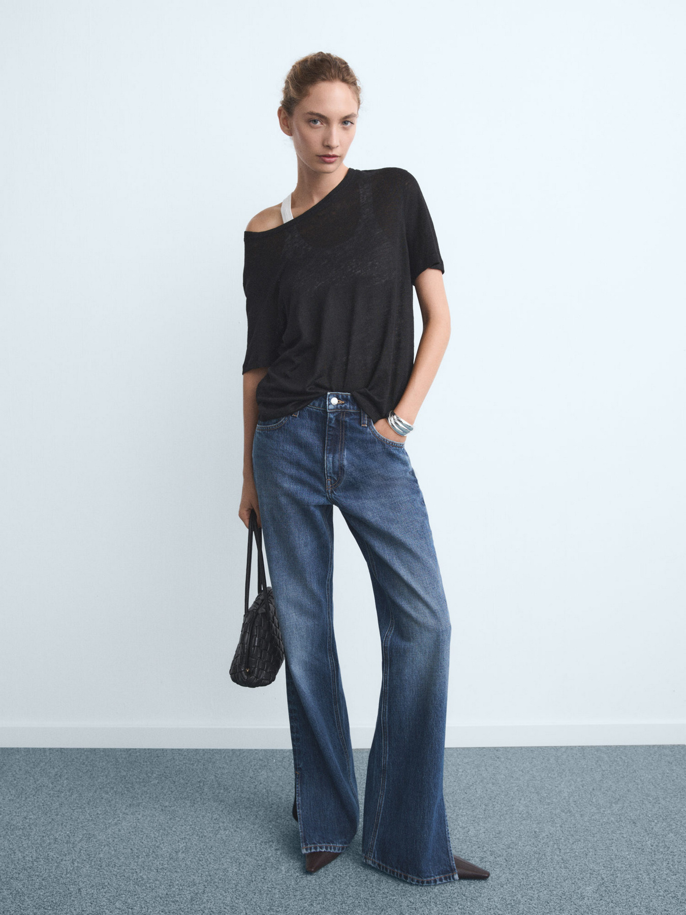 Прямые джинсы MANGO модель 17087788_TO Фото