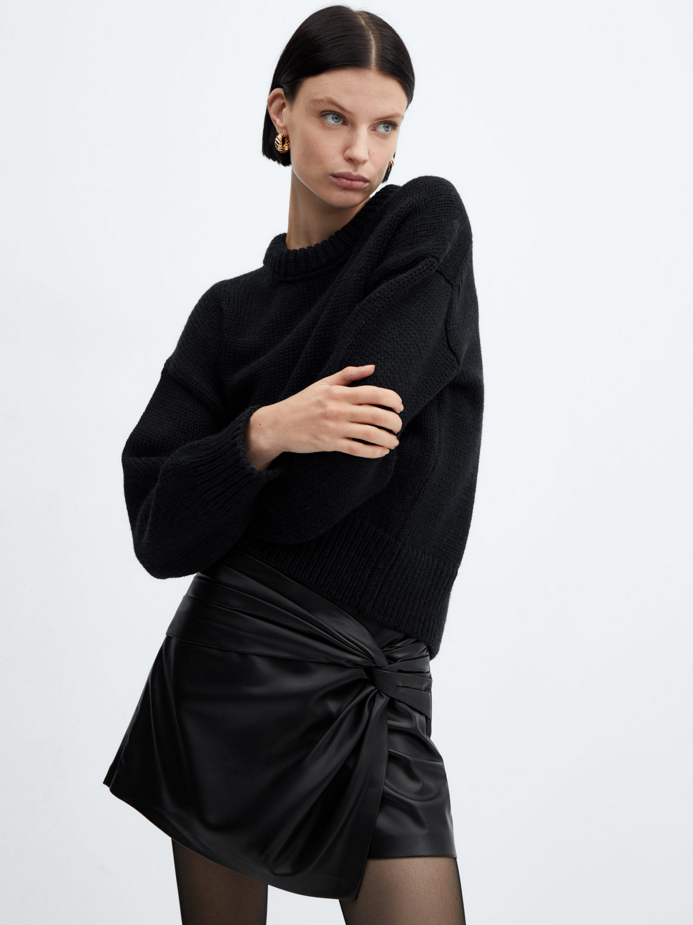 Юбка мини MANGO Cairo модель 67070472_99 Фото