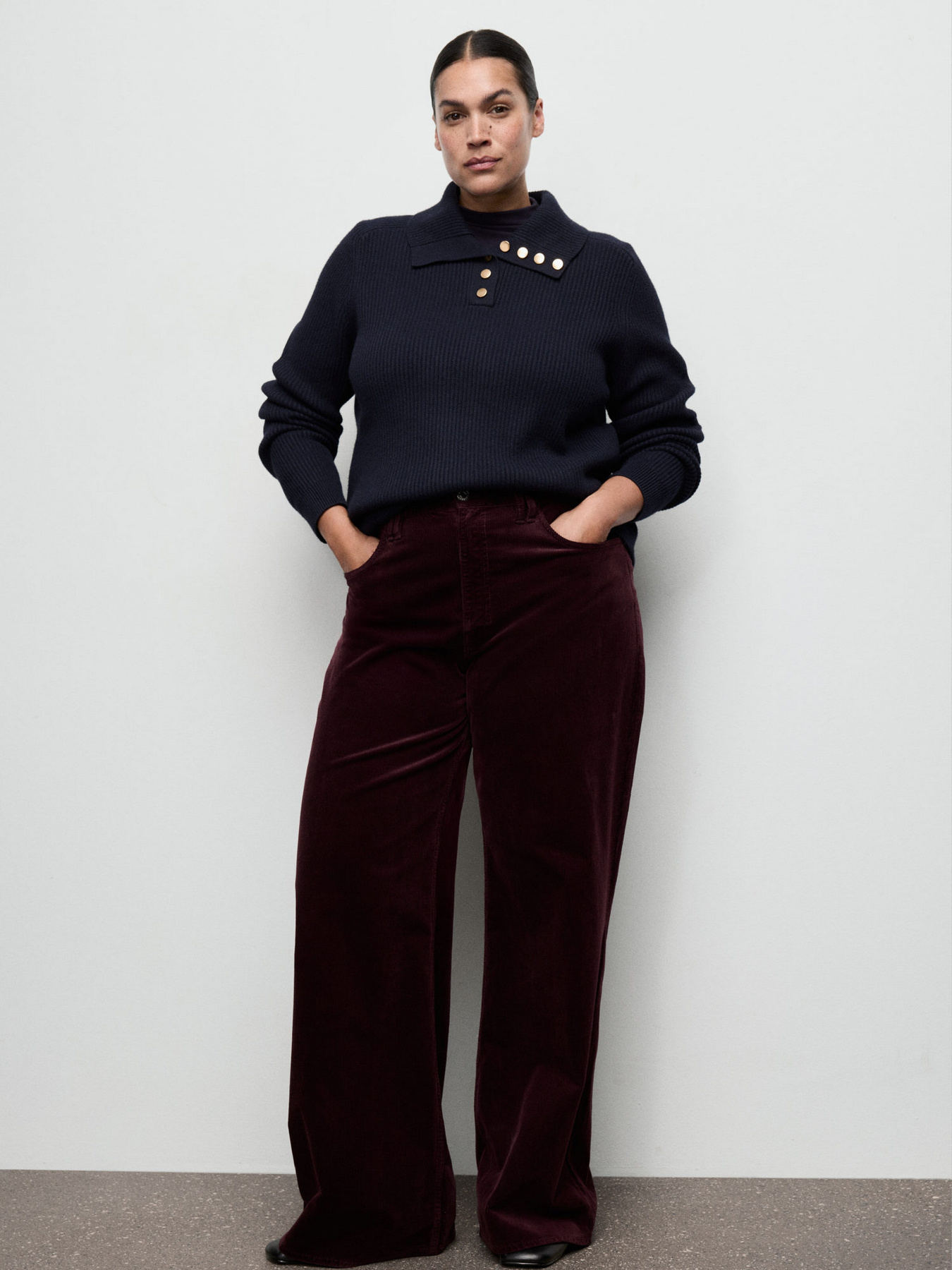 Широкие джинсы MANGO модель 17097779_77 Фото