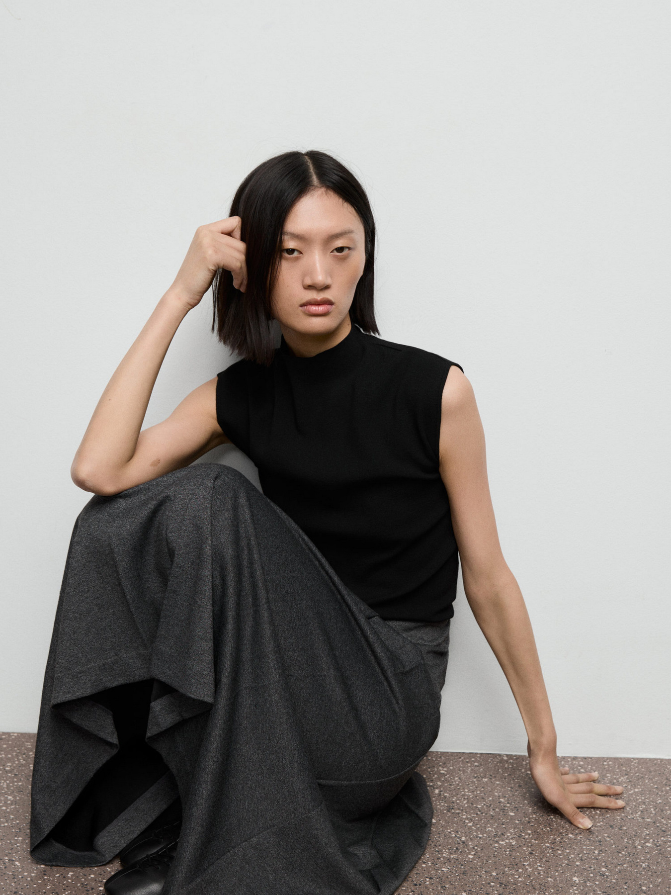 Юбка миди MANGO модель 17085817_92 Фото