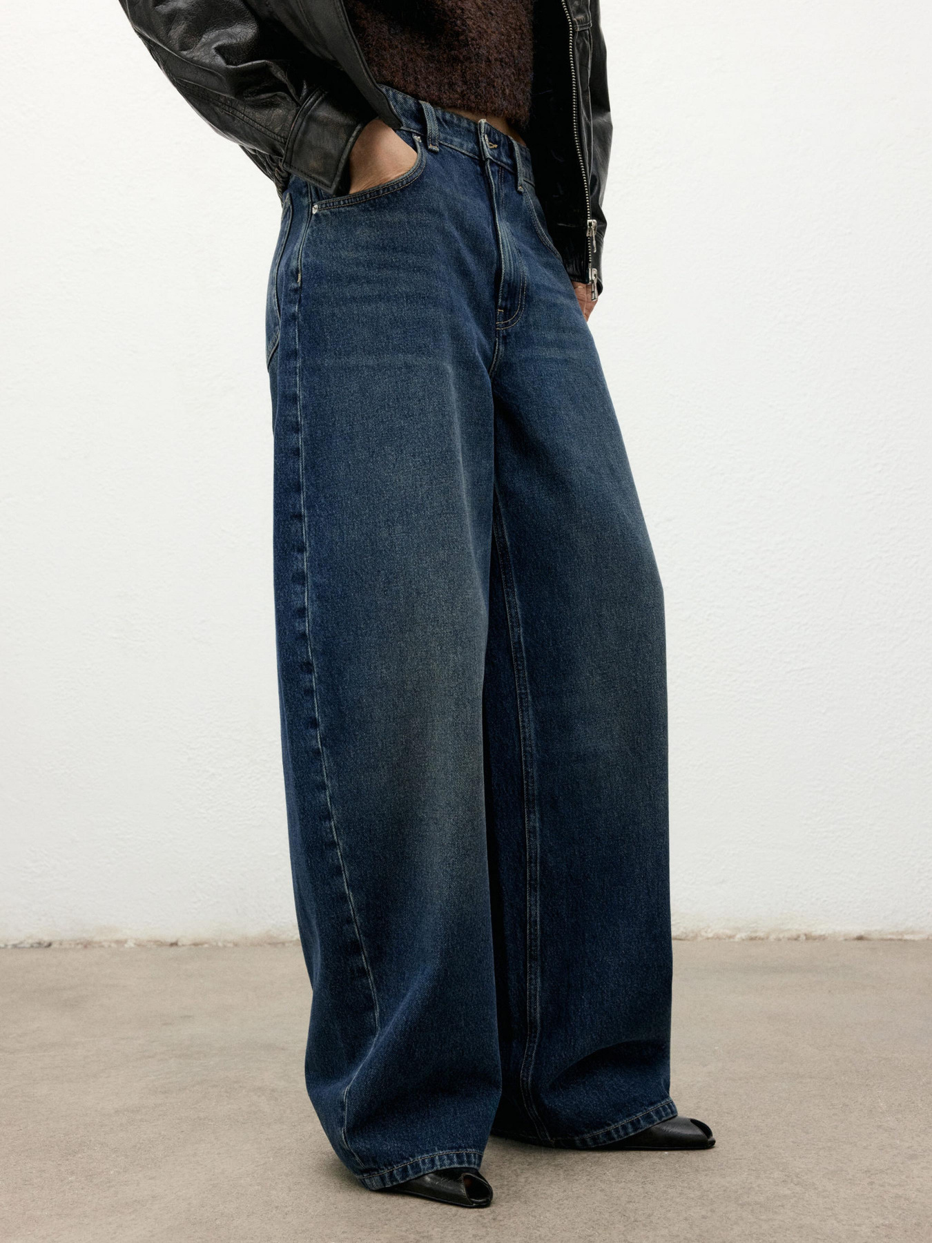 Широкие джинсы MANGO модель 17027813_DO Фото