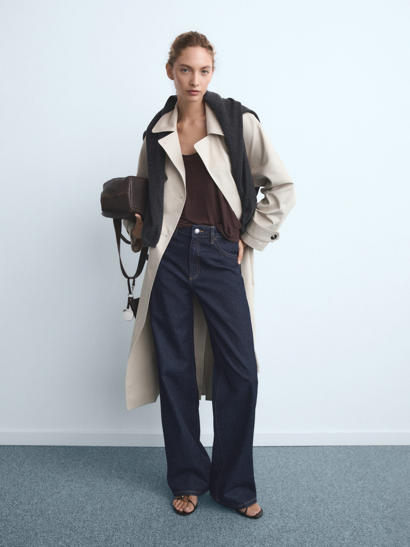 Прямые джинсы MANGO модель 17025799_TS Фото