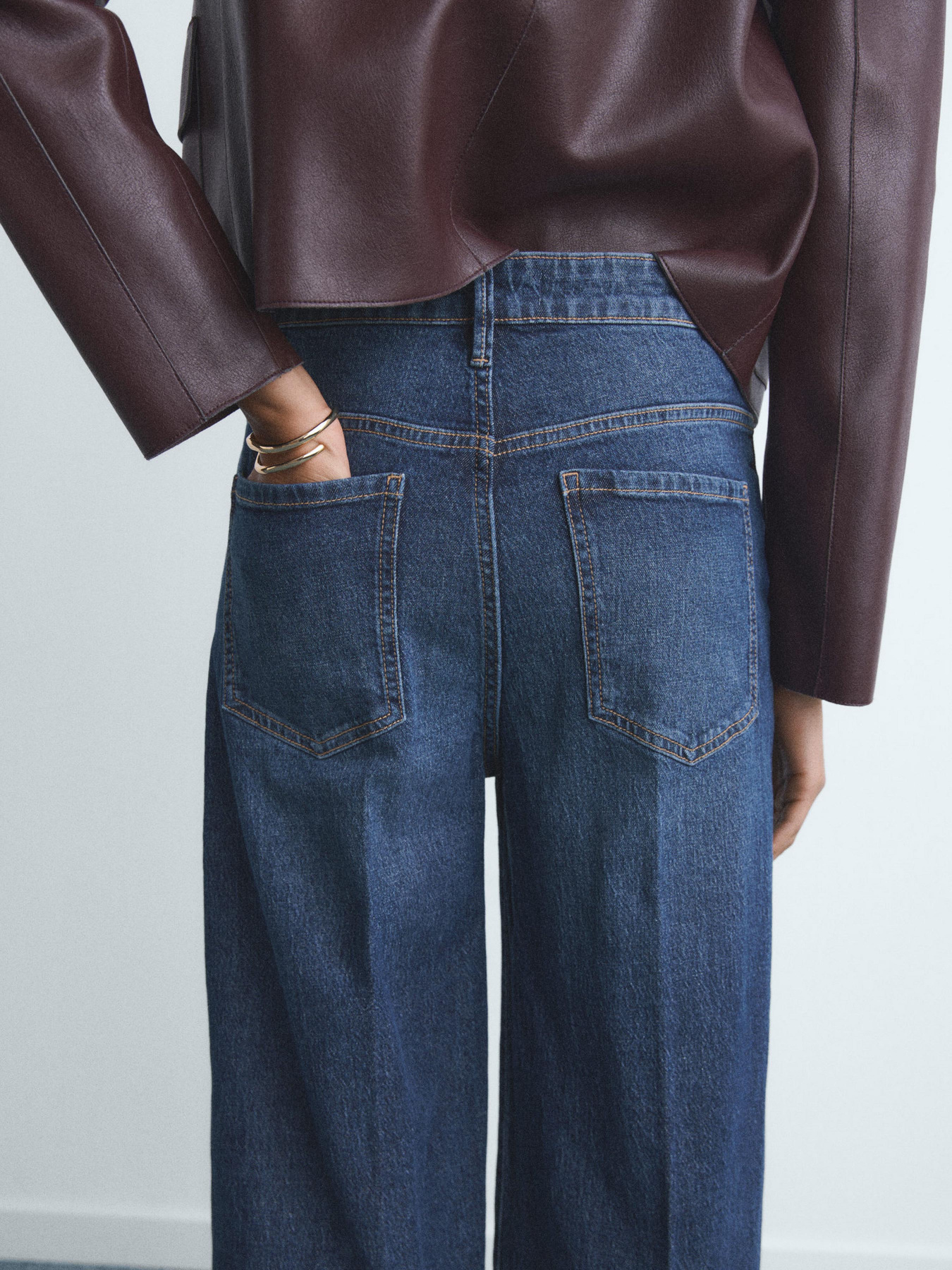 Широкие джинсы MANGO модель 17025800_TO Фото