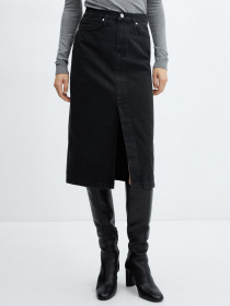 Джинсова спідниця MANGO Soleil модель 67080437_TN Фото