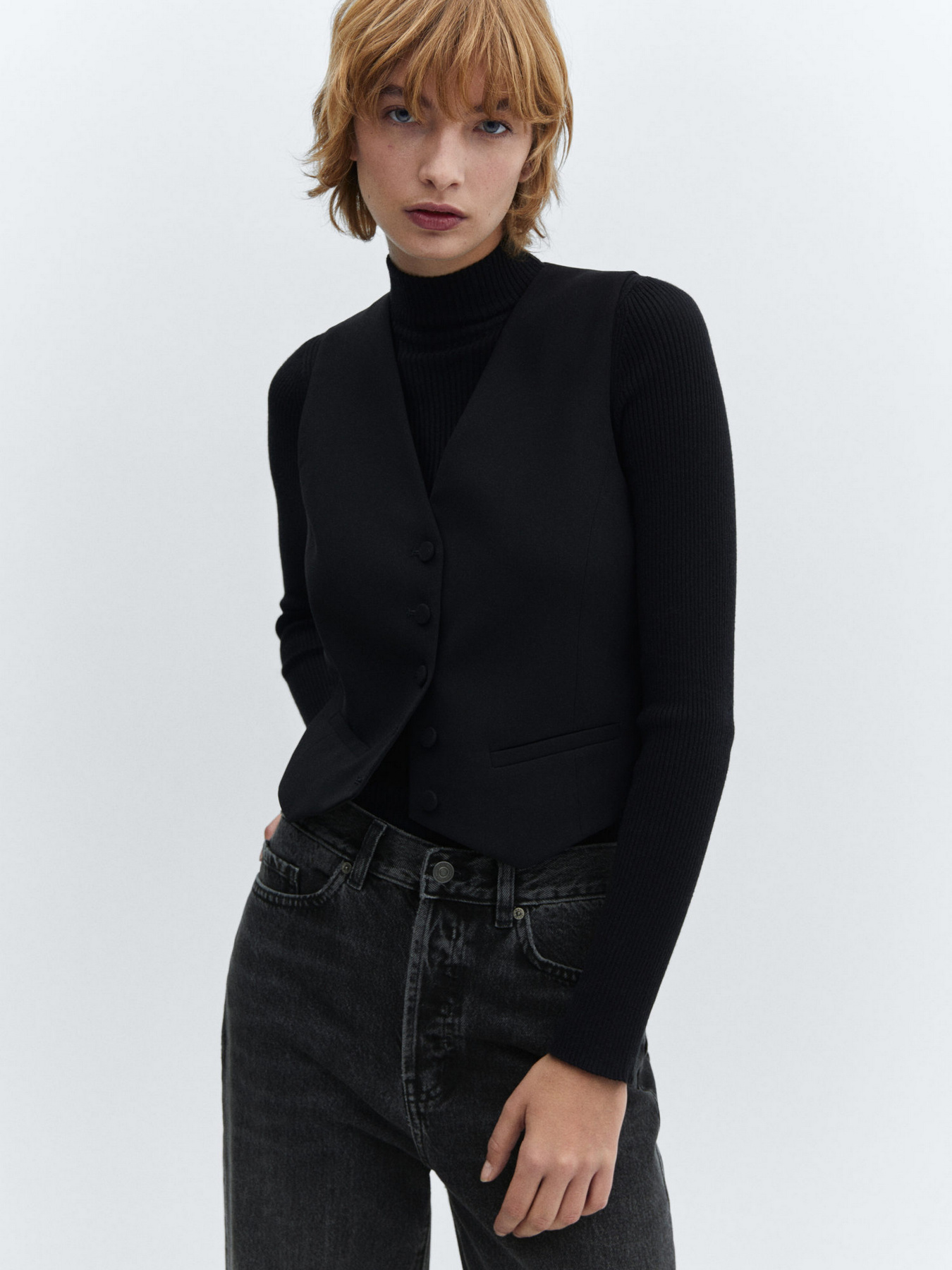 Прямые джинсы MANGO Nicola модель 67080449_TN Фото