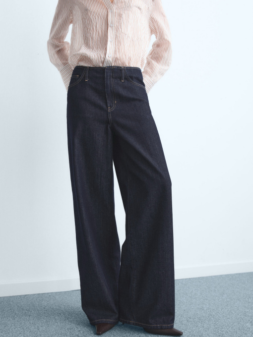 Широкие джинсы MANGO модель 17056743_TS Фото