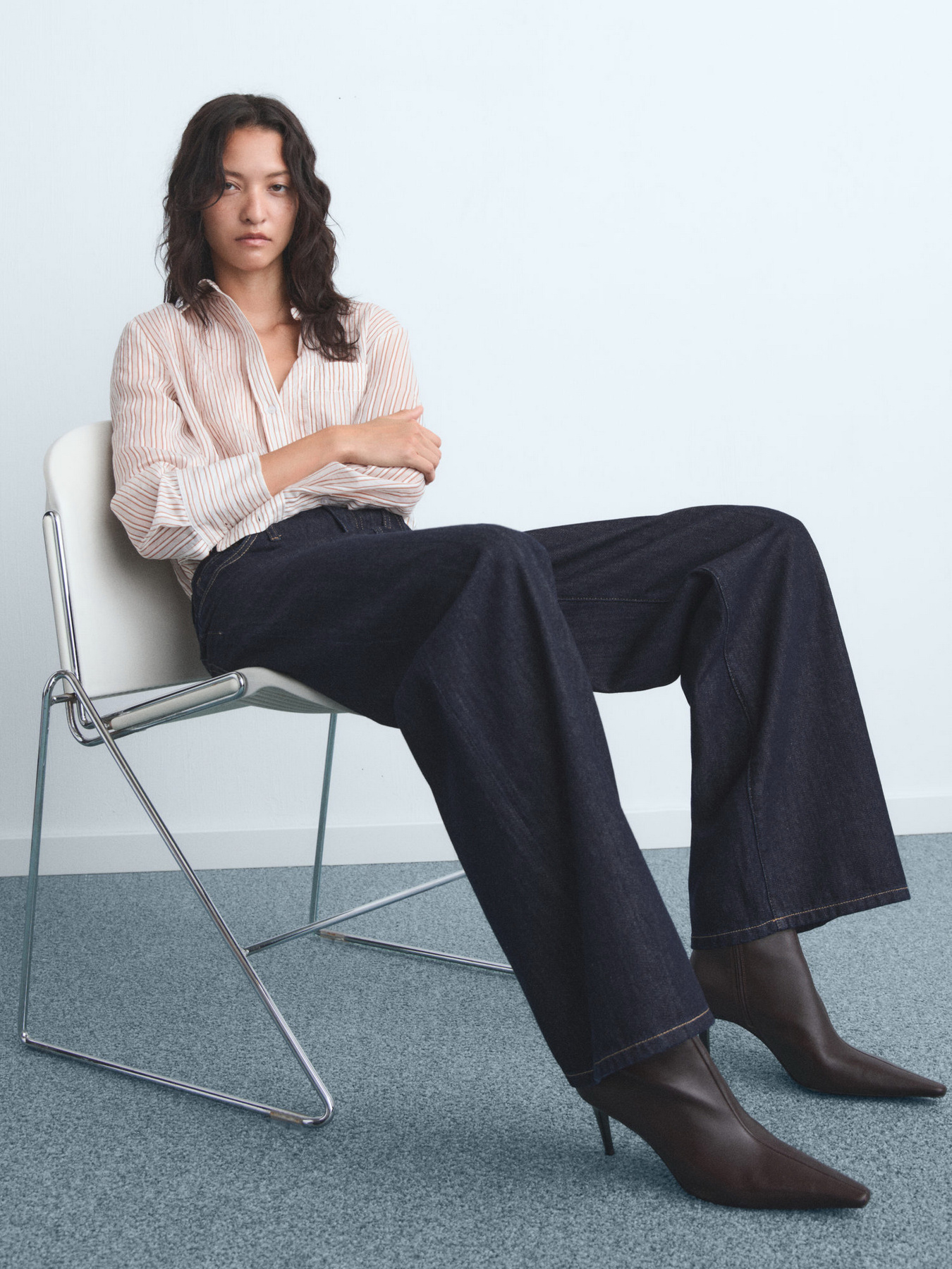 Широкі джинси MANGO модель 17056743_TS Фото