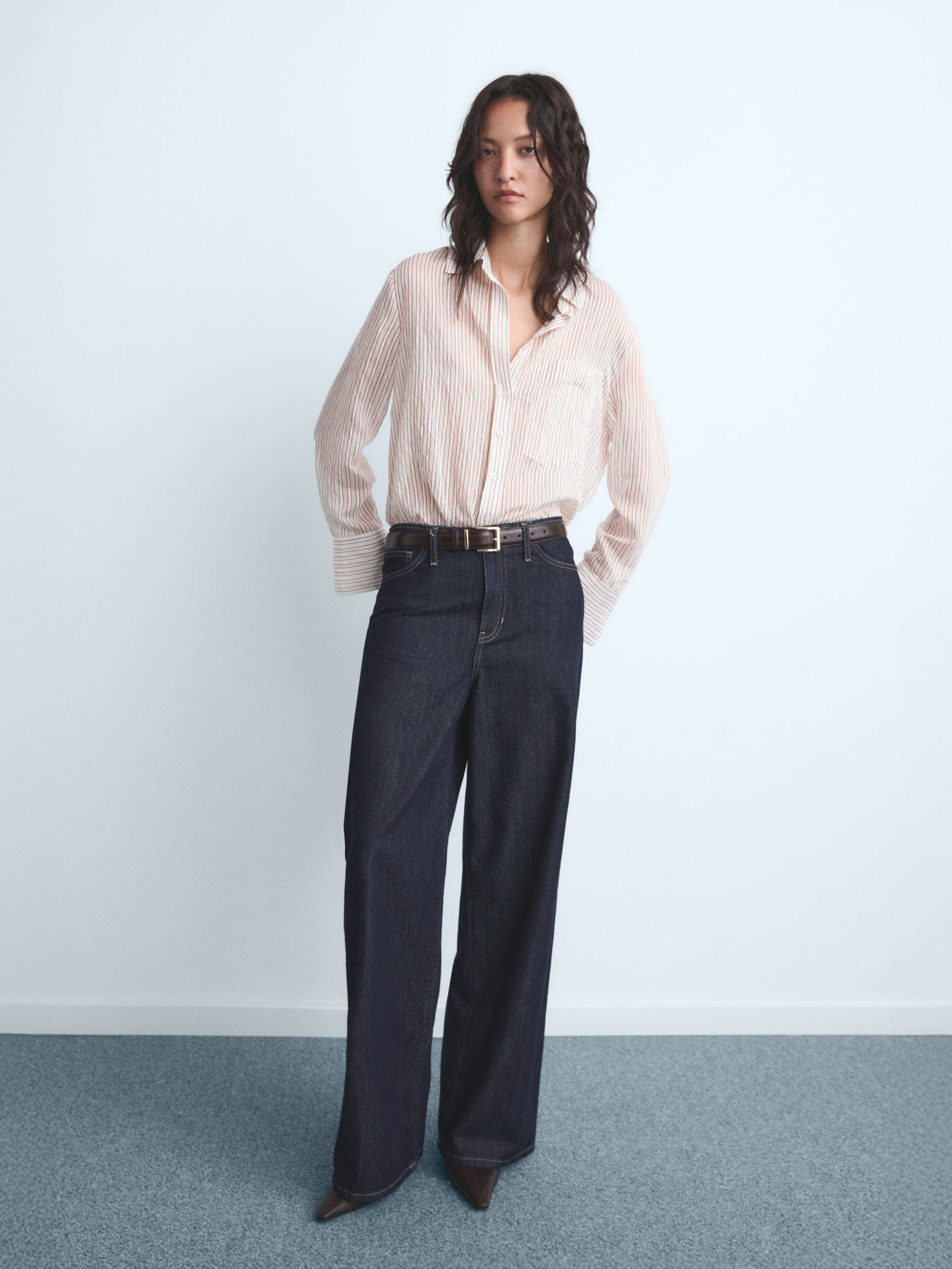 Широкі джинси MANGO модель 17056743_TS Фото