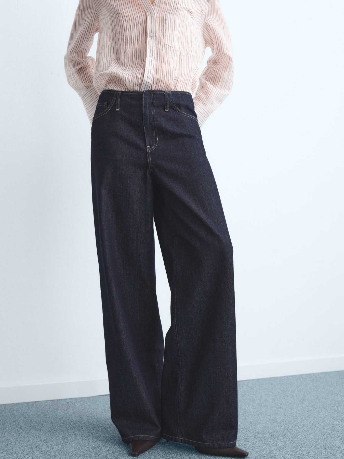 Широкі джинси MANGO модель 17056743_TS Фото