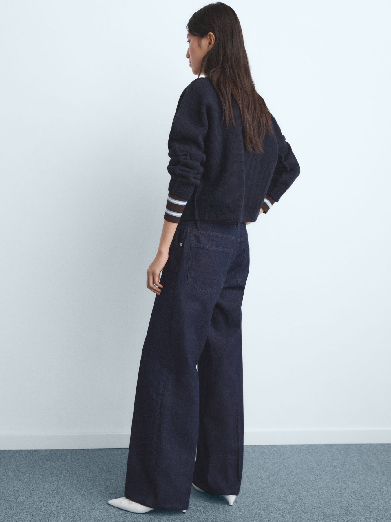 Широкі джинси MANGO модель 17016745_TS Фото