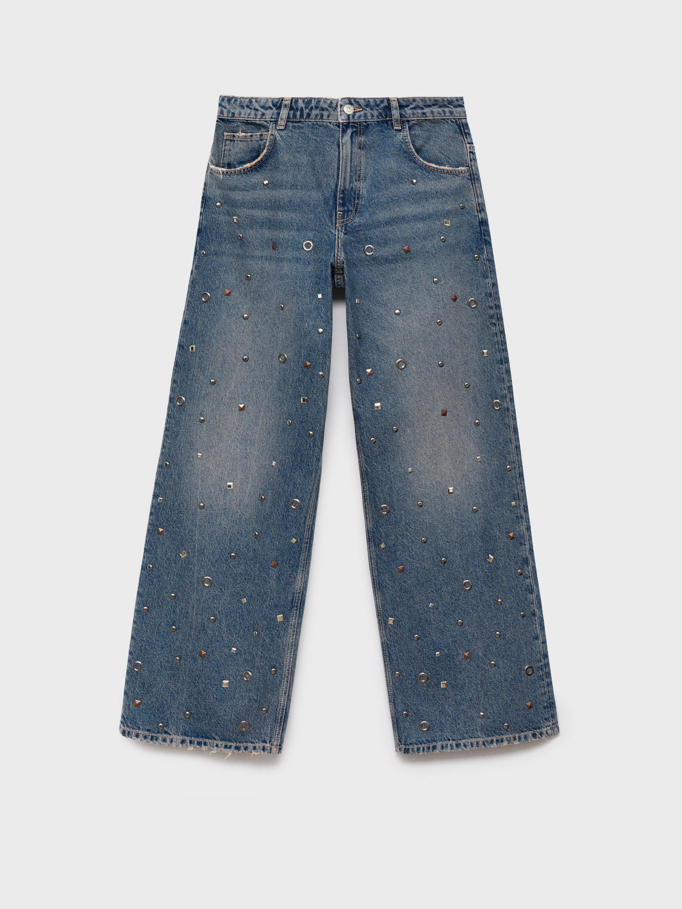 Широкие джинсы MANGO модель 17036005_DO Фото