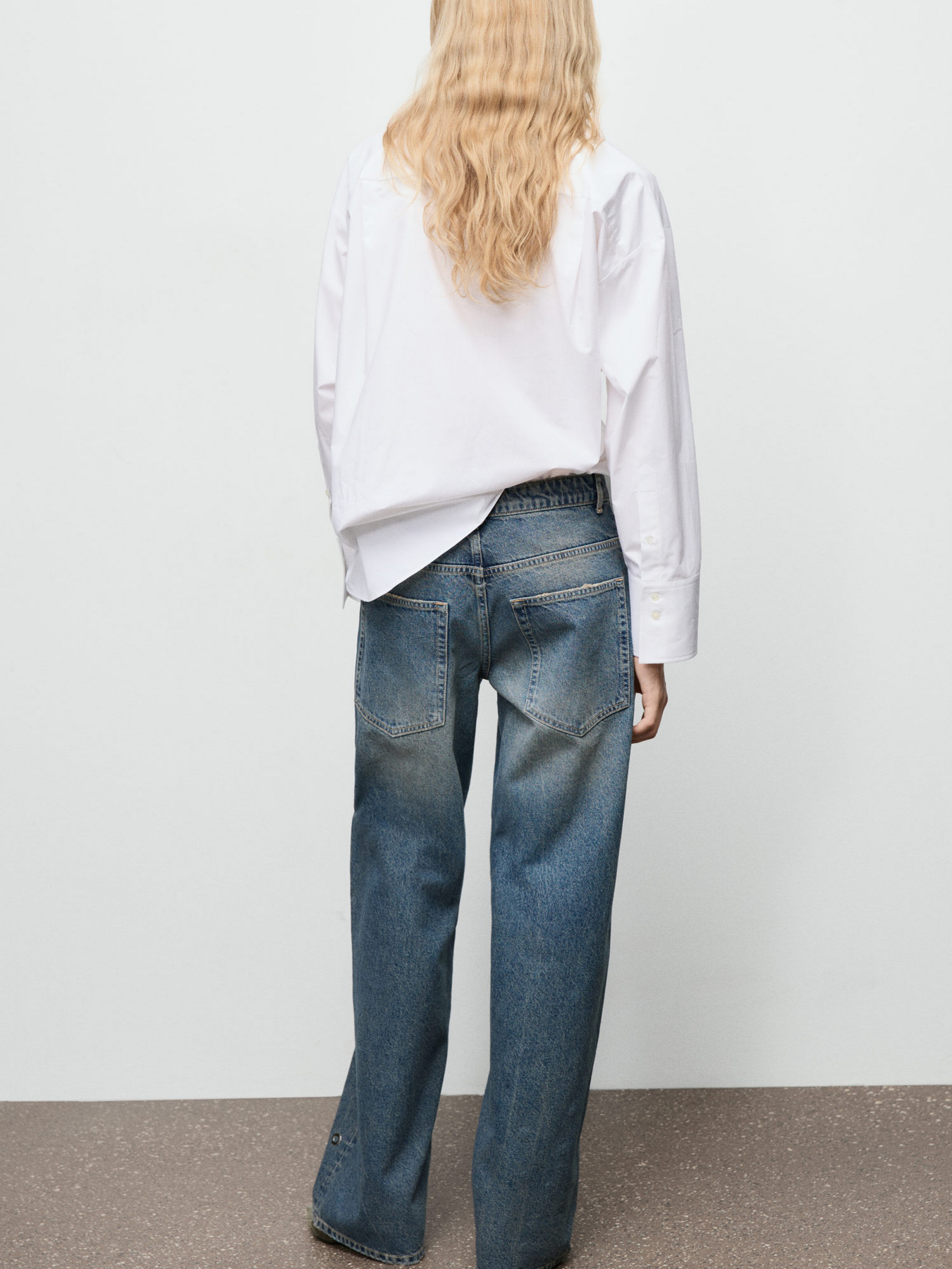 Широкі джинси MANGO модель 17036005_DO Фото