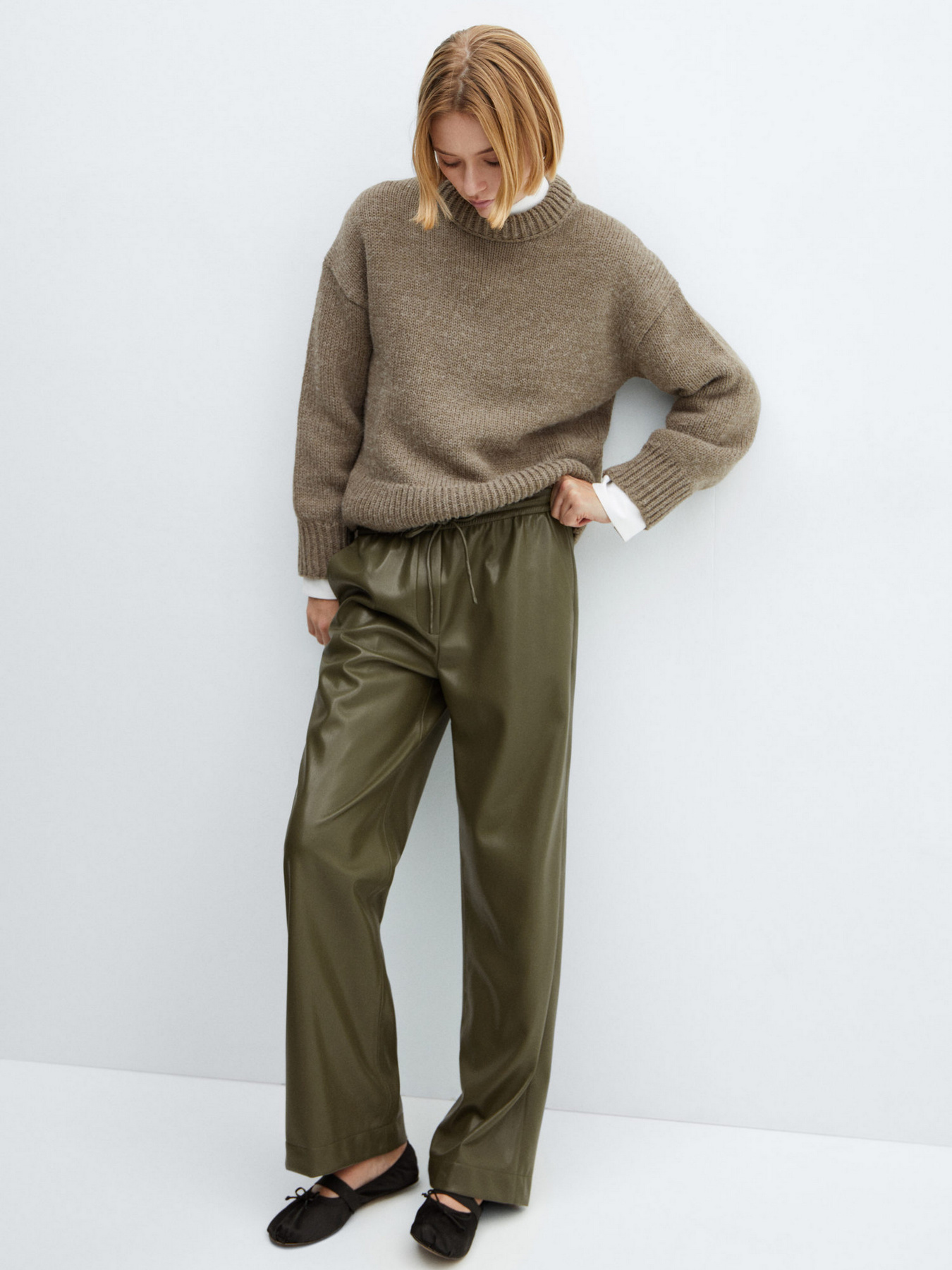 Брюки повседневные MANGO Charlize модель 67080462_37 Фото