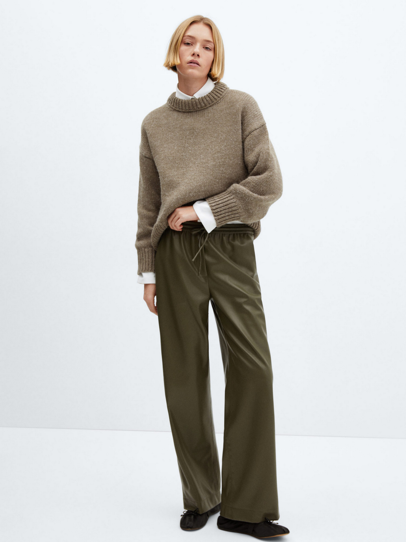 Повсякденні штани MANGO Charlize модель 67080462_37 Фото