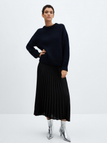 Юбка макси MANGO Plisado модель 67080470_99 Фото