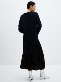 Спідниця максі MANGO Plisado модель 67080470_99 Фото