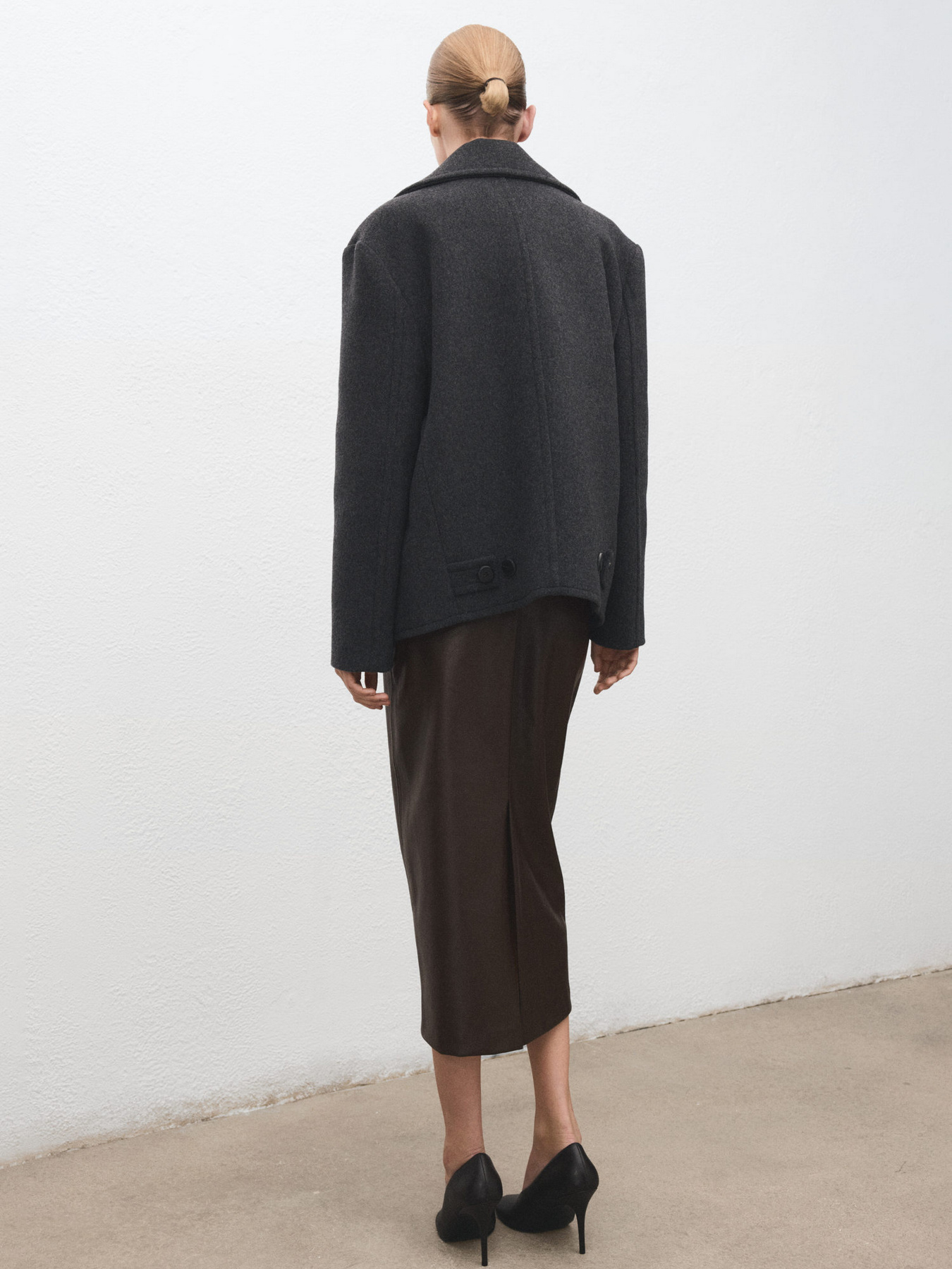 Юбка миди MANGO модель 17037779_32 Фото