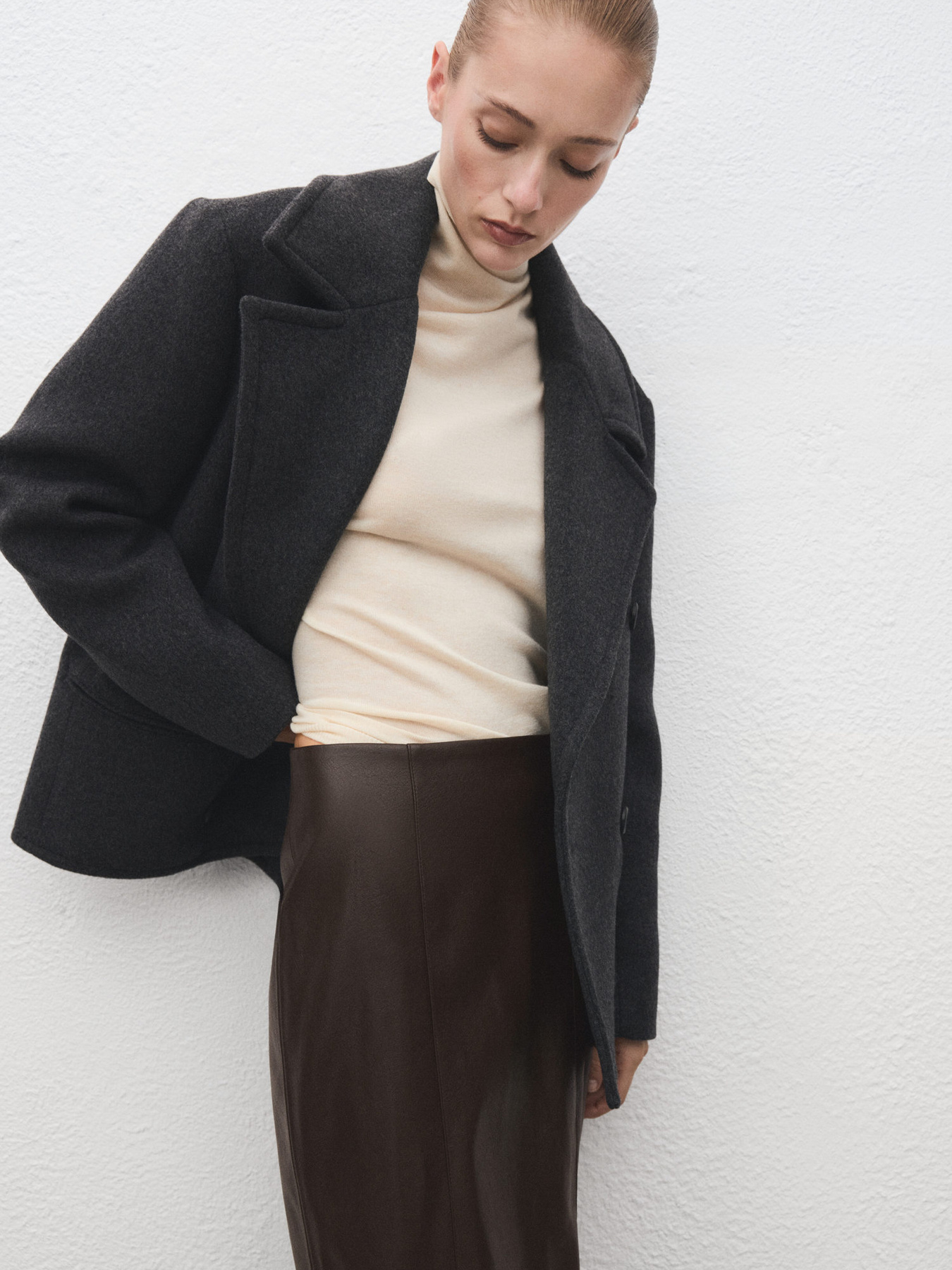 Спідниця міді MANGO модель 17037779_32 Фото