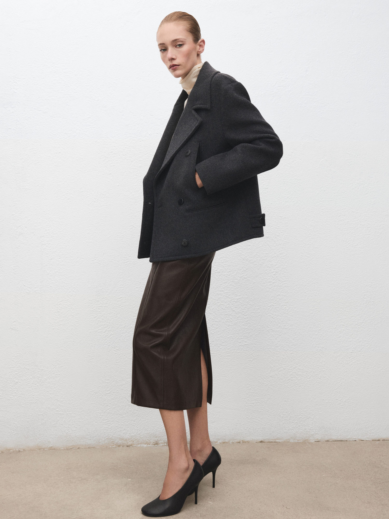 Спідниця міді MANGO модель 17037779_32 Фото