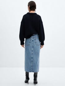 Джинсова спідниця MANGO Jolie модель 67080484_TM Фото