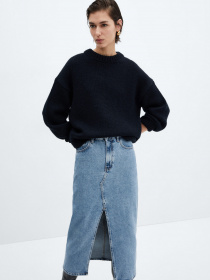 Джинсова спідниця MANGO Jolie модель 67080484_TM Фото