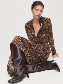 Платье миди MANGO модель 17026006_30 Платье миди MANGO модель 17026006_30 Фото