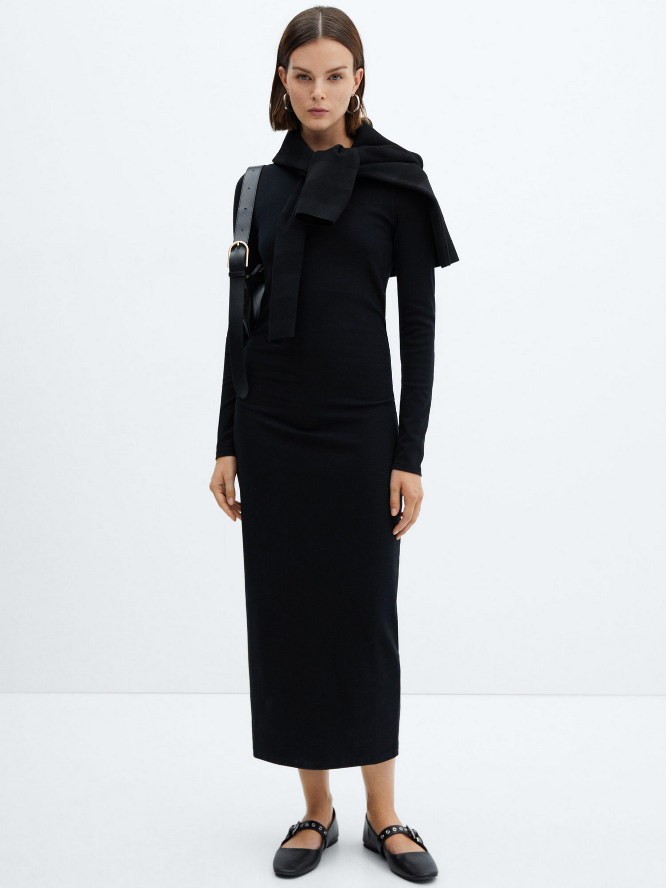 Платье макси MANGO Basila модель 67090454_99 Платье макси MANGO Basila модель 67090454_99 Фото