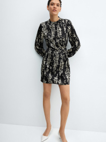 Платье мини MANGO Cole модель 67090461_99 Фото