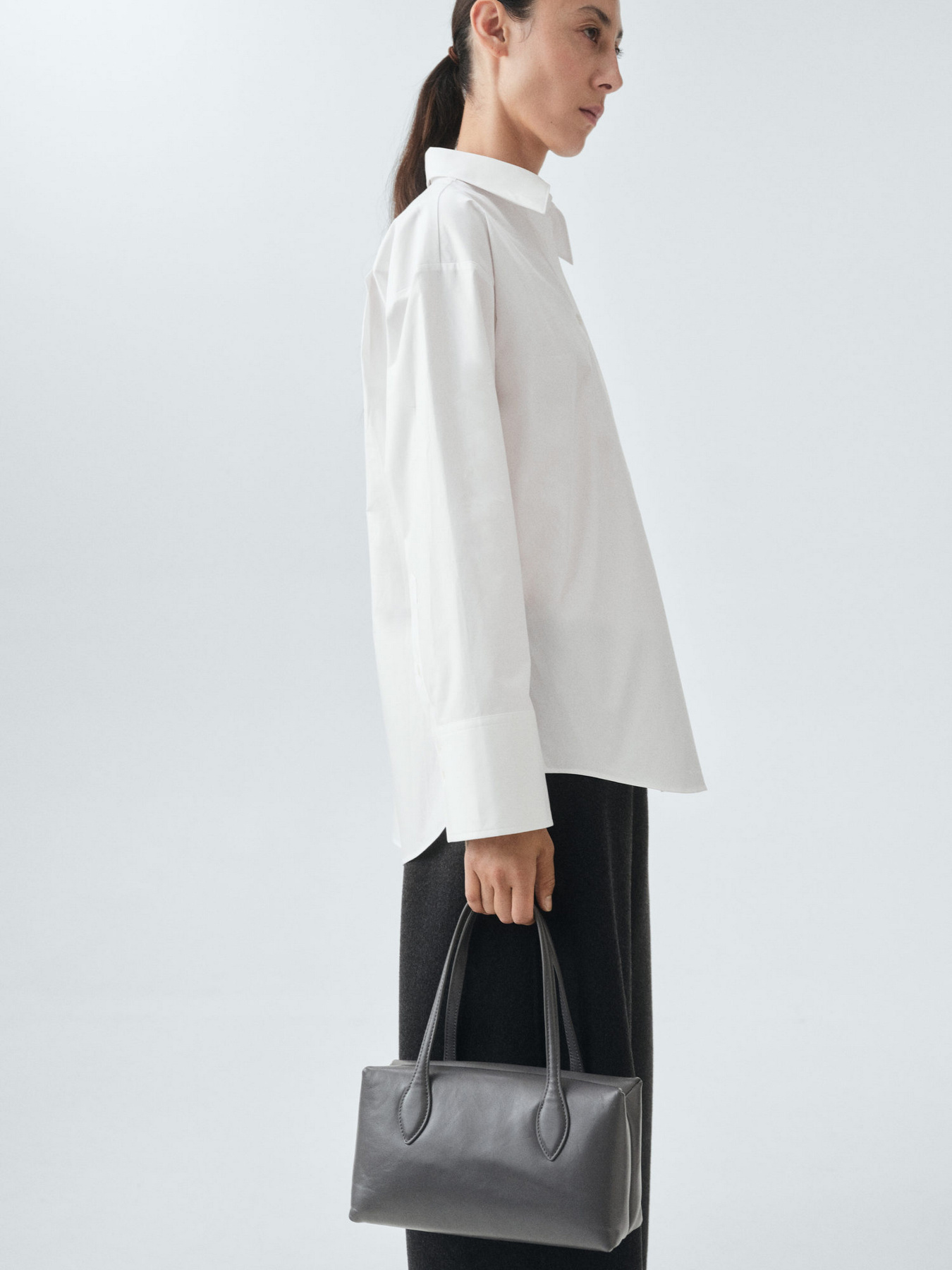 Рубашка повседневная MANGO модель 17096359_1 Фото