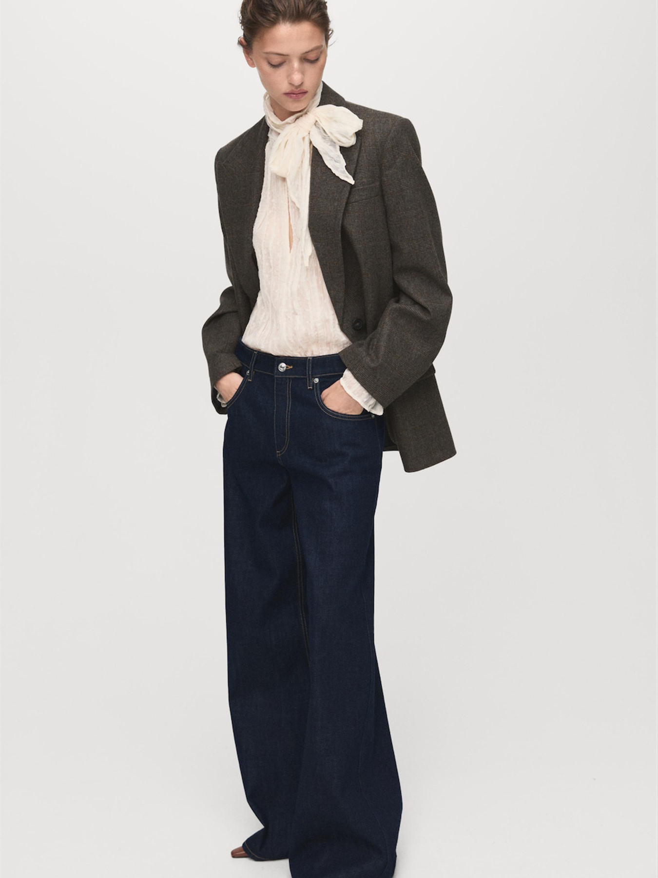 Широкі джинси MANGO модель 17097125_TS Широкі джинси MANGO модель 17097125_TS Фото