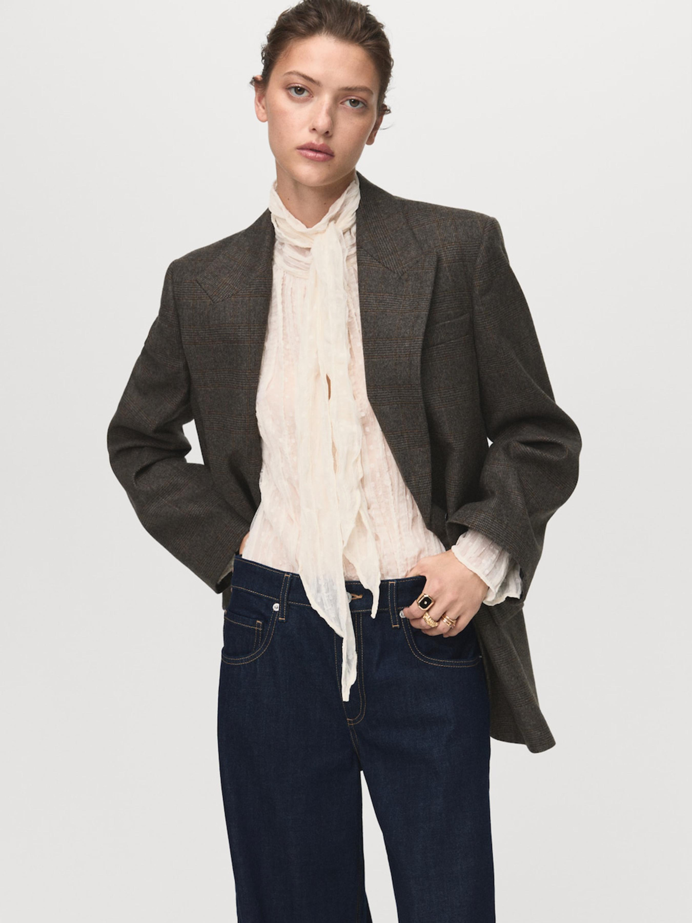 Широкі джинси MANGO модель 17097125_TS Широкі джинси MANGO модель 17097125_TS Фото