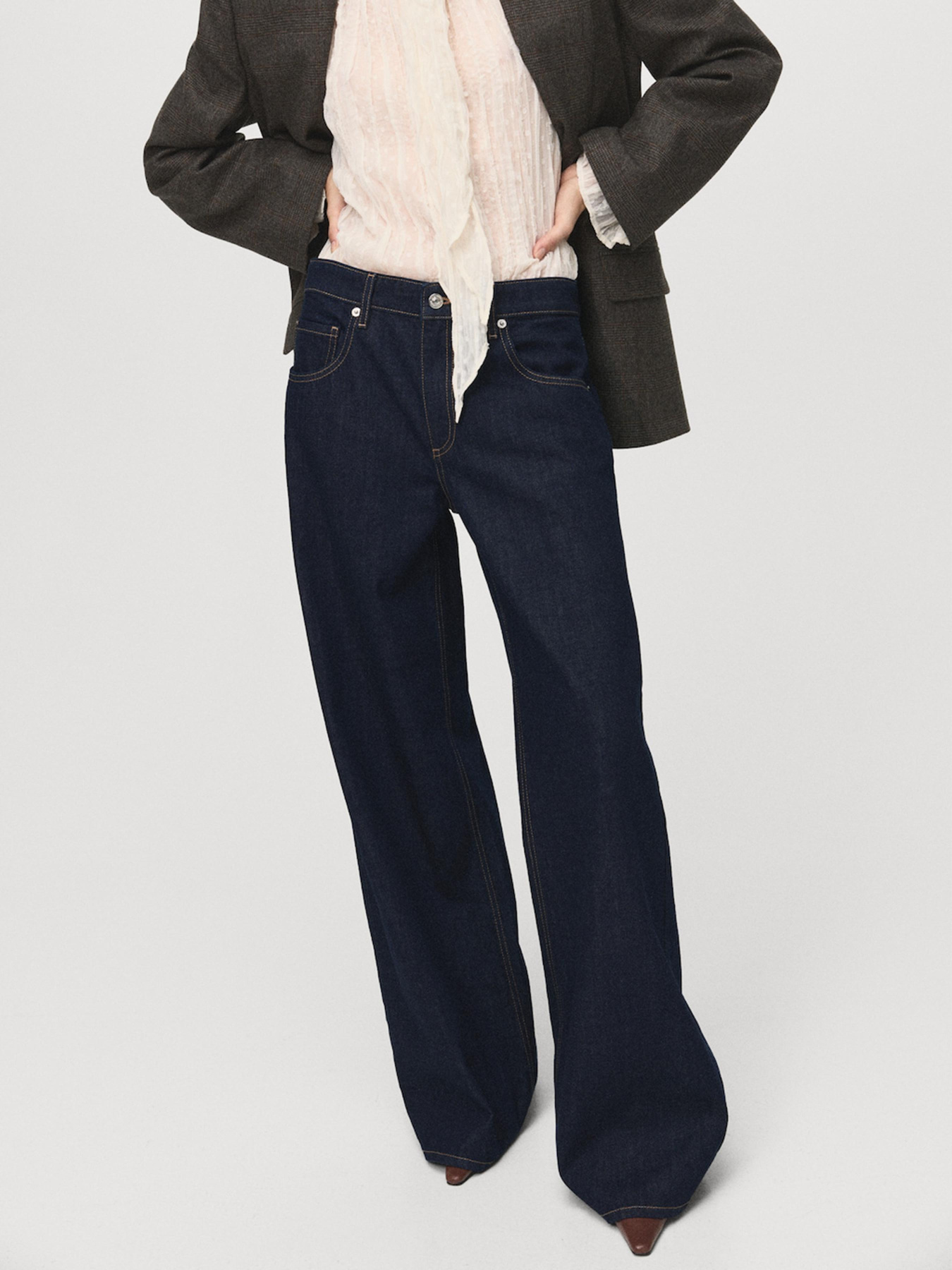 Широкі джинси MANGO модель 17097125_TS Широкі джинси MANGO модель 17097125_TS Фото