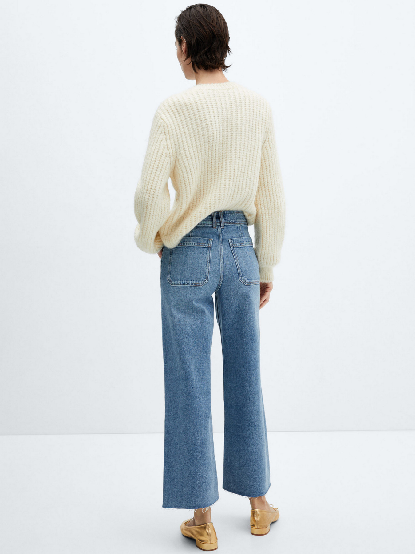 Широкі джинси MANGO Catherin модель 67940378_TM Широкі джинси MANGO Catherin модель 67940378_TM Фото