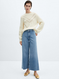 Широкі джинси MANGO Catherin модель 67940378_TM Широкі джинси MANGO Catherin модель 67940378_TM Фото