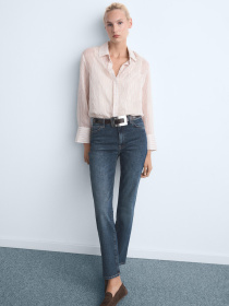 Прямые джинсы MANGO модель 17025172_TO Фото