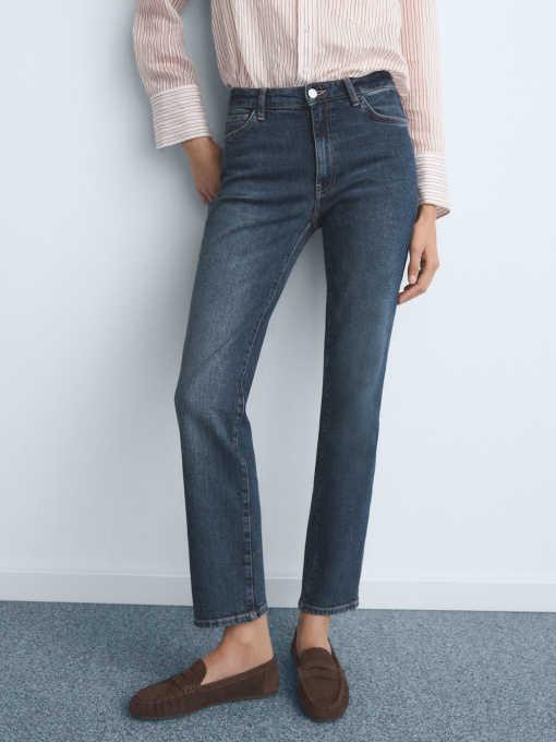 Прямые джинсы MANGO модель 17025172_TO Фото