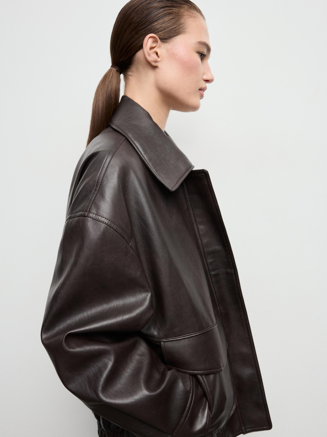 Куртка кожаная MANGO модель 17098638_30 Фото