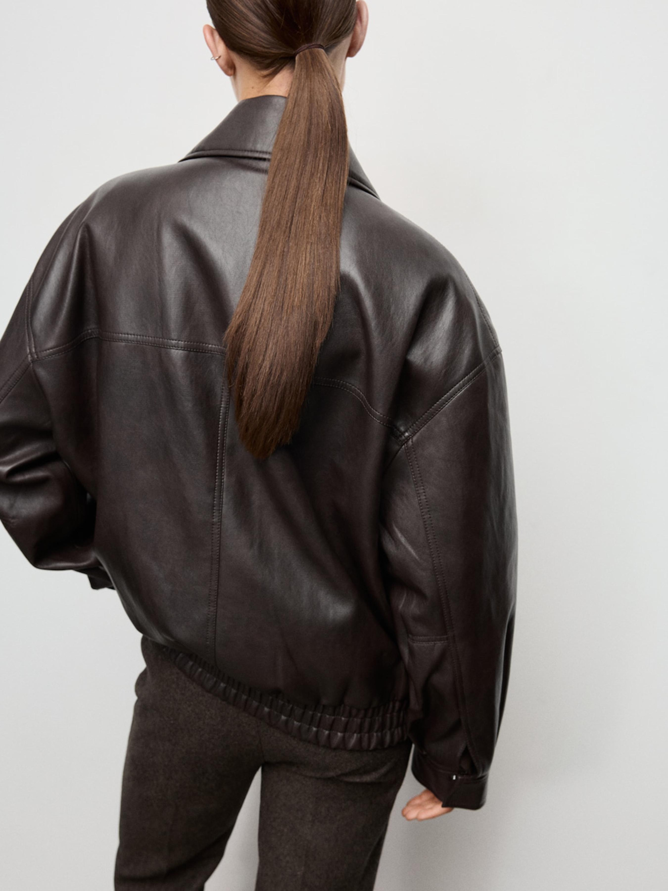 Куртка кожаная MANGO модель 17098638_30 Фото