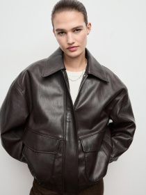 Куртка кожаная MANGO модель 17098638_30 Фото