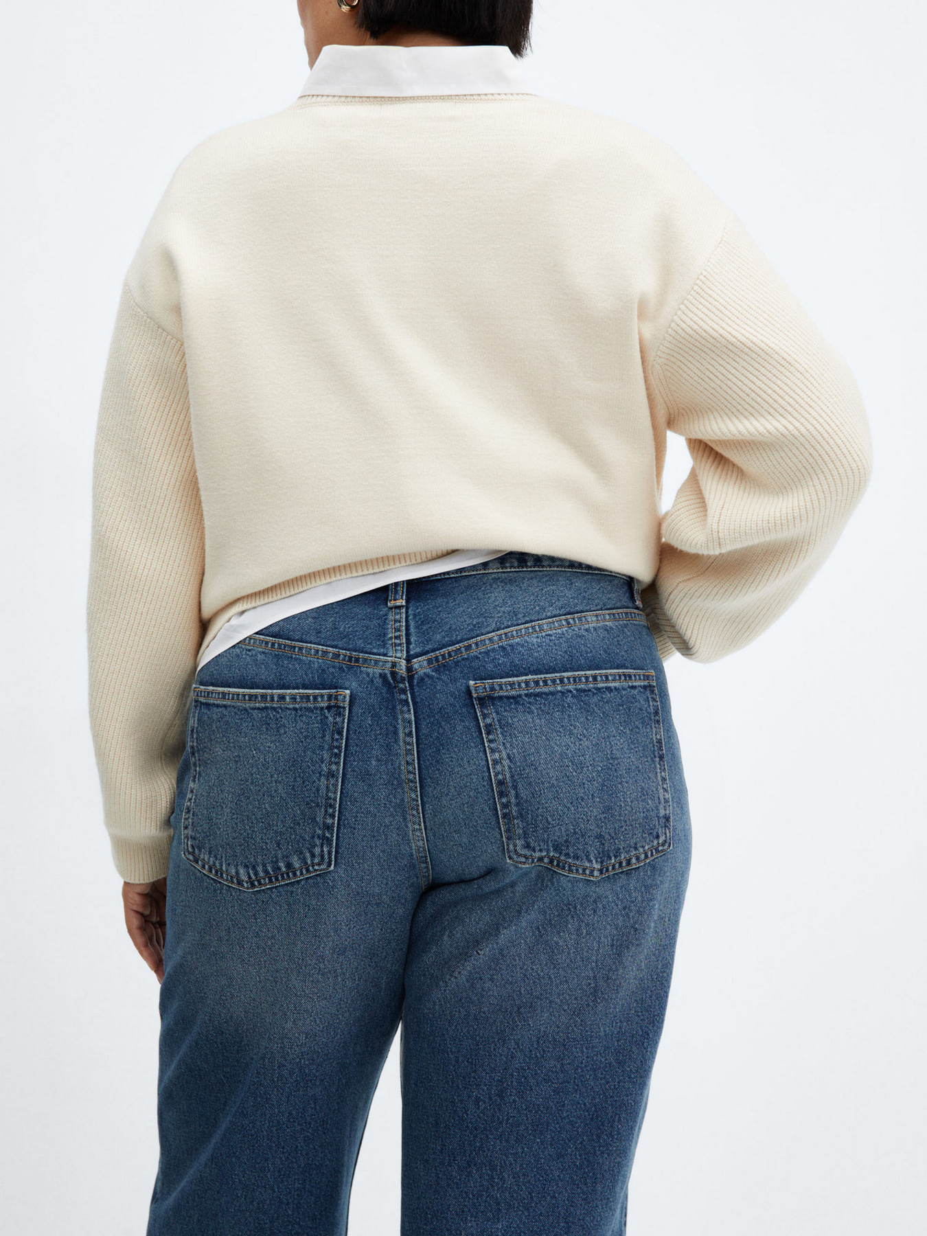 Широкие джинсы MANGO Denver модель 67003266_TO Фото