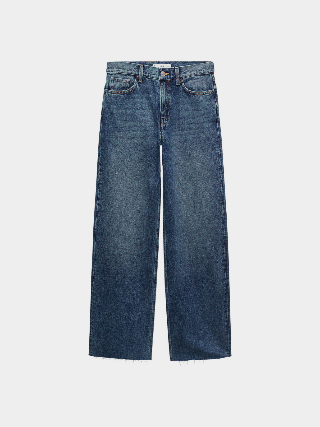 Широкие джинсы MANGO Denver модель 67003266_TO Фото