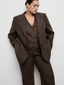 Класичні штани MANGO модель 17017914_30 Фото