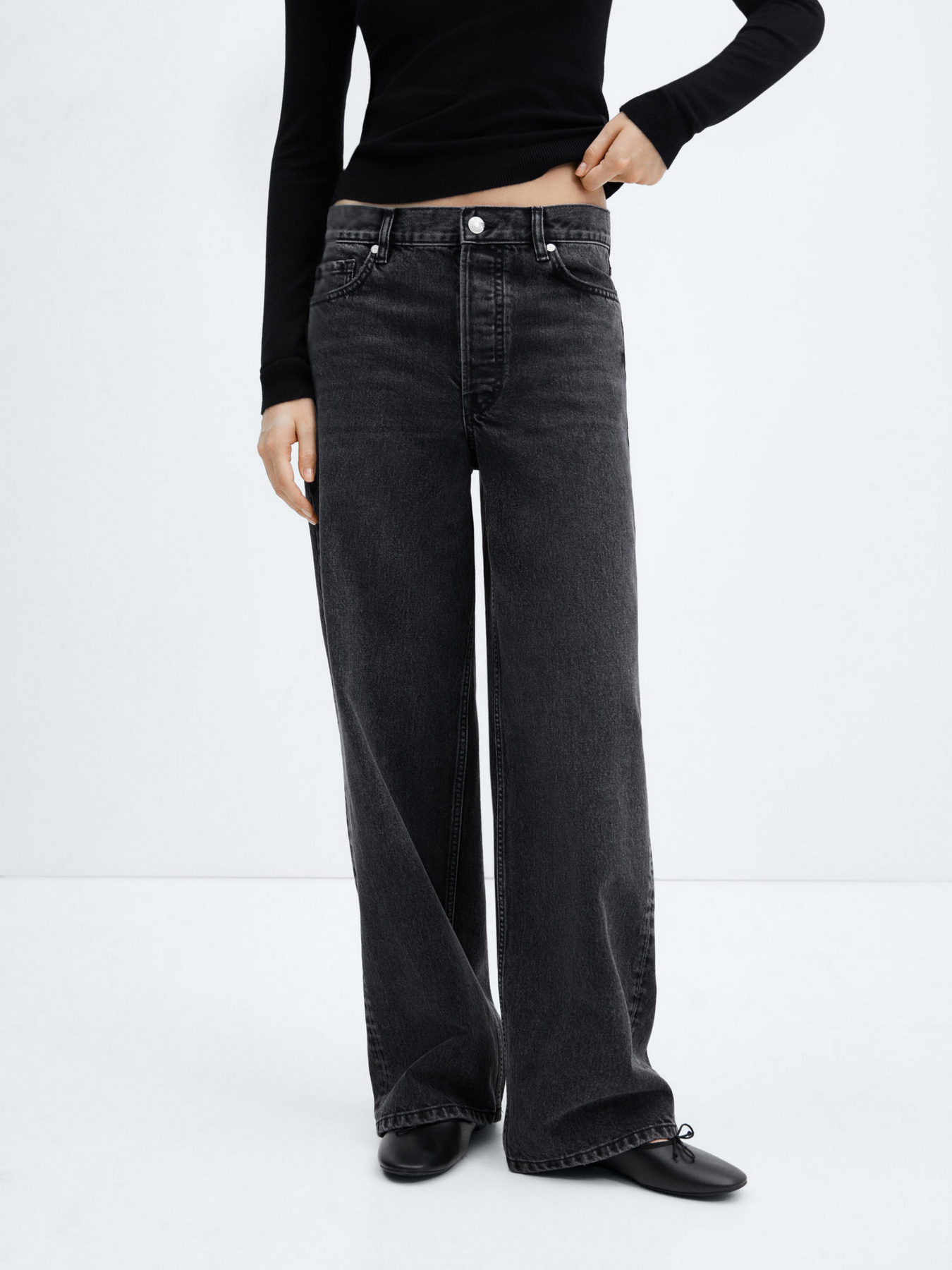 Широкі джинси MANGO Massy модель 67003267_TN Фото