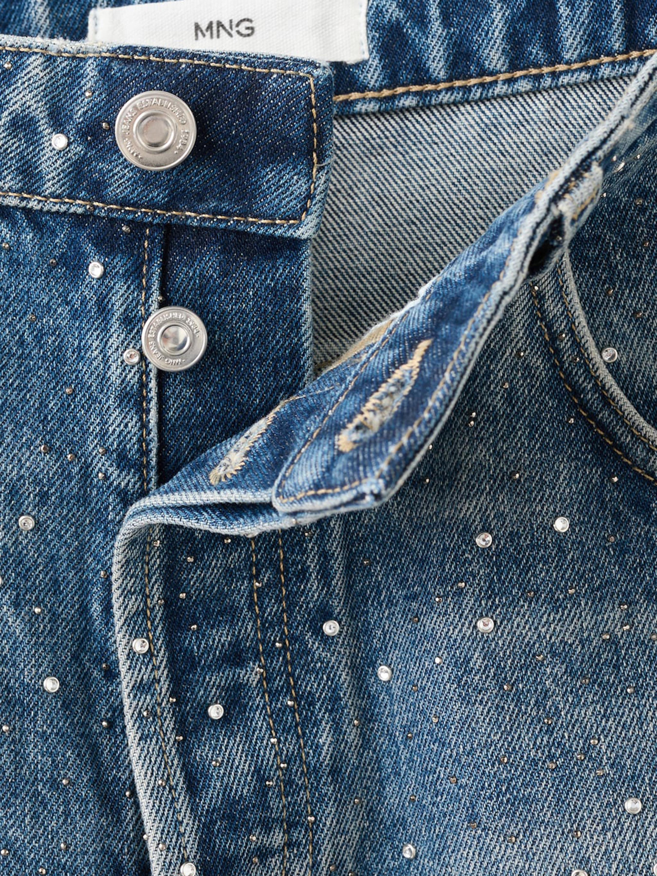 Широкие джинсы MANGO модель 17017822_TM Фото